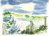 Landschaft mit Zaun - Phantasiebild   (Bild 60)