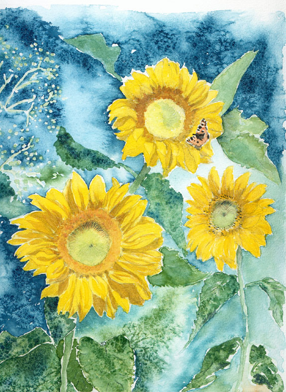 Sonnenblumen  (Bild 95)
